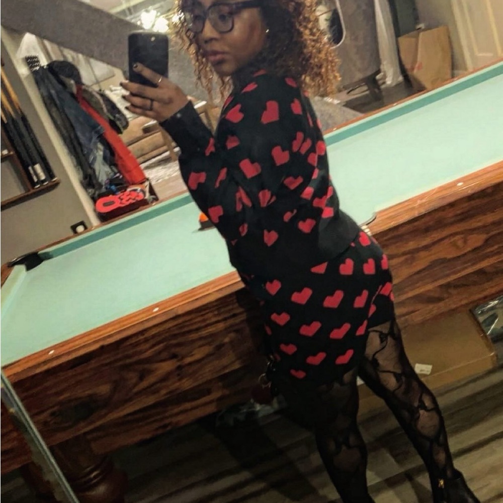 Heart Patterned Sweater set - Picture 5 of 7